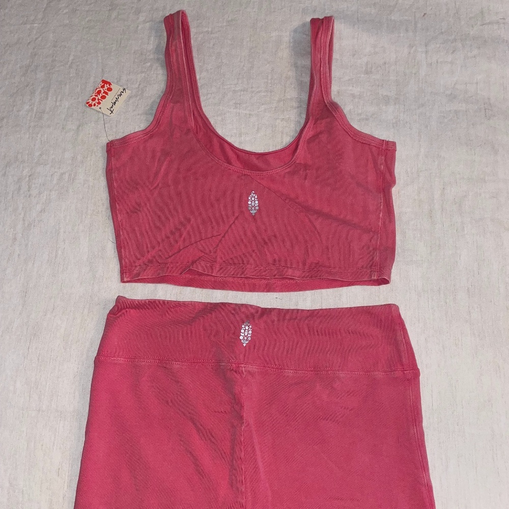 Free People Biker Short & Top Set